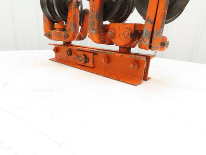 Twin City Monorail Bridge Crane End Truck Trolley 4" Wheels W-164-F
