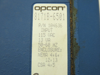 Opcon 104636 Photoelectric Control Unit 115VAC 13VA 50-60HZ