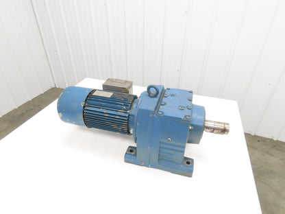 Sew Eurodrive R87 DV100L4/BMG Inline Gearmotor 3kw 277/480V 63.68:1 Ratio 27rpm