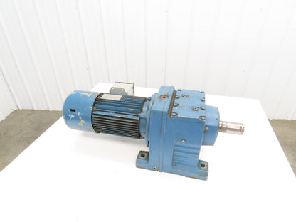 Sew Eurodrive R87 DV100L4/BMG Inline Gearmotor 3kw 277/480V 63.68:1 Ratio 27rpm