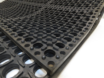NoTrax 543S0035BL Mat 3x5' Black Anti-Fatigue Drainage