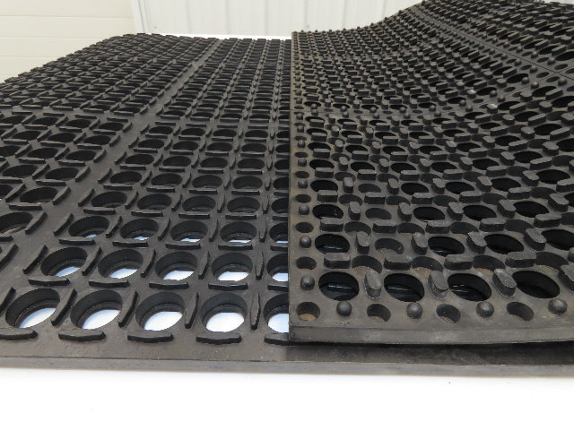 NoTrax 543S0035BL Mat 3x5' Black Anti-Fatigue Drainage