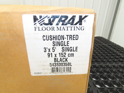NoTrax 543S0035BL Mat 3x5' Black Anti-Fatigue Drainage