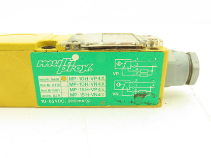 Turck MP-10H-VP4X Proximity Switch Inductive 10-65VDC