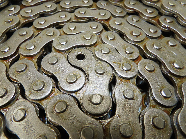 Tsubaki RS60 RIV Riveted Steel Roller Chain #60 3/4" Pitch Single Strand 20Ft