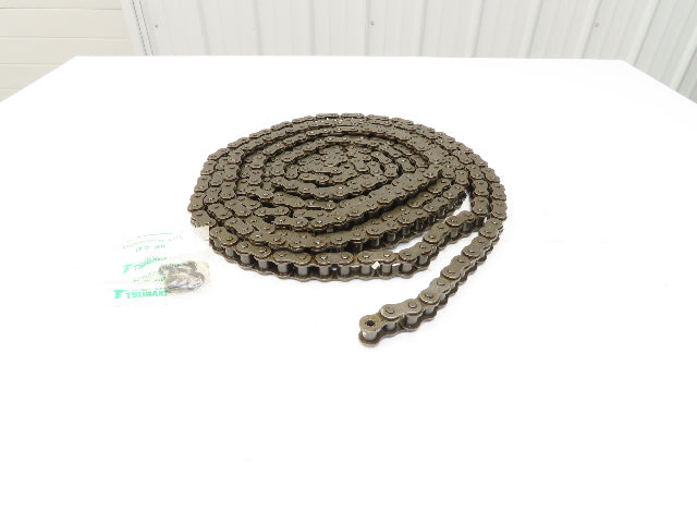 Tsubaki RS60 RIV Riveted Steel Roller Chain #60 3/4" Pitch Single Strand 20Ft