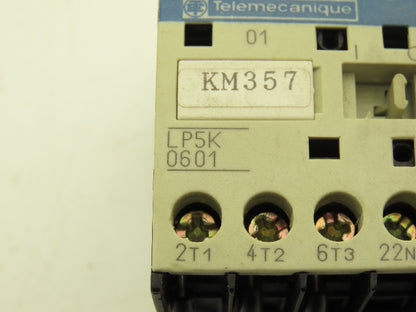 Telemecanique LP5K0601 Reversing Motor Starter 3Hp 575V 3Ph 20A Coil 24VDC