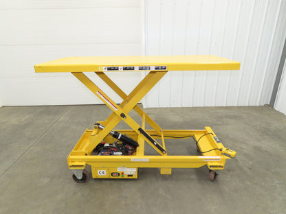 Vestil CART-1000-LD Hydraulic Elevating Lift Cart 1000Lbs 12V DC Powered