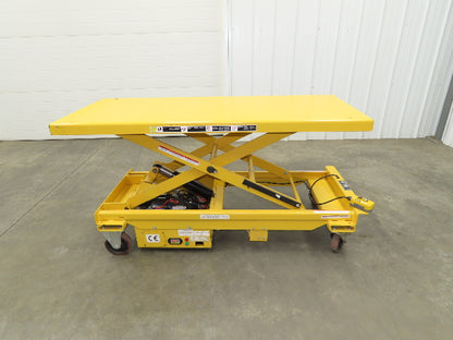 Vestil CART-1000-LD Hydraulic Elevating Lift Cart 1000Lbs 12V DC Powered