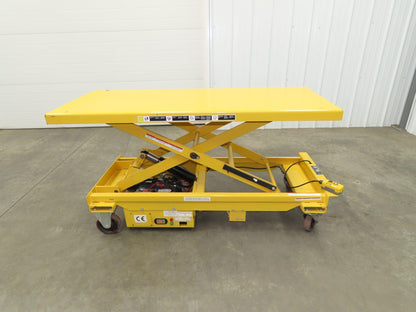Vestil CART-1000-LD Hydraulic Elevating Lift Cart 1000Lbs 12V DC Powered