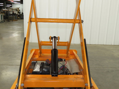 Vestil CART-1000-LD Hydraulic Elevating Lift Cart Table 1000Lbs 12VDC Mobile