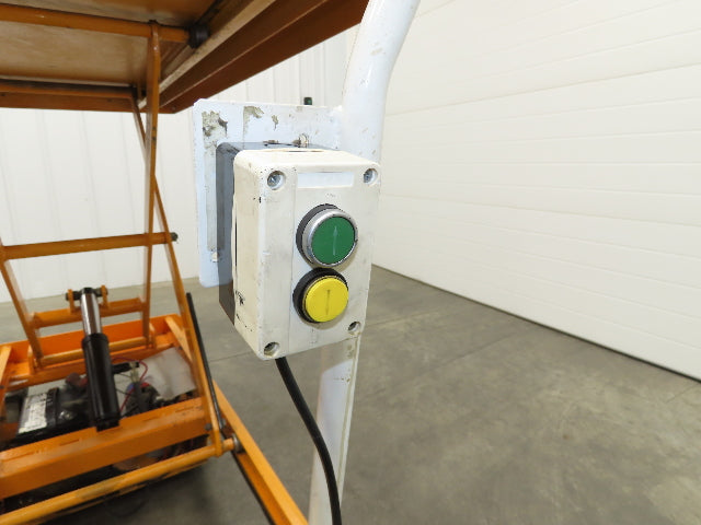 Vestil CART-1000-LD Hydraulic Elevating Lift Cart Table 1000Lbs 12VDC Mobile