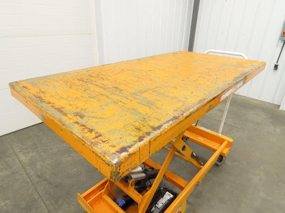 Vestil CART-1000-LD Hydraulic Elevating Lift Cart Table 1000Lbs 12VDC Mobile