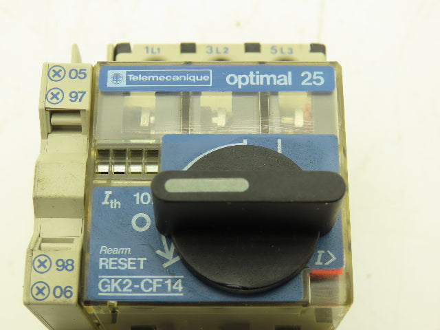 Telemecanique GK2-CF21 optimal 25 Manual Motor Starter 5.5kW 500v 3Ph 10A