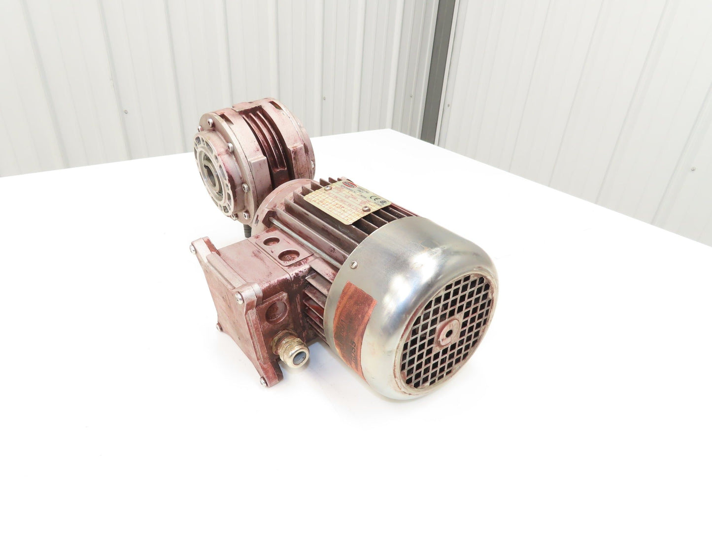 Varvel SRS060401925 Gearmotor 40:1 Ratio 42rpm 3/4Hp 230/460V Hollow Shaft