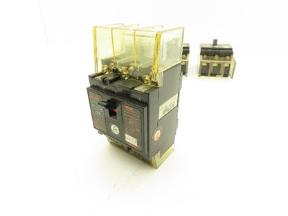 Fuji EA33 Circuit Breaker 15A 460VAC 3-Pole Lot of 4