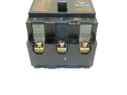 Fuji EA33 Circuit Breaker 15A 460VAC 3-Pole Lot of 4