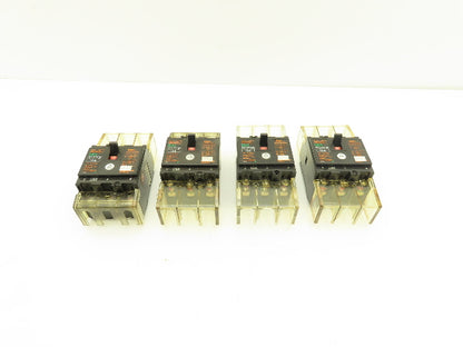 Fuji EA33 Circuit Breaker 15A 460VAC 3-Pole Lot of 4