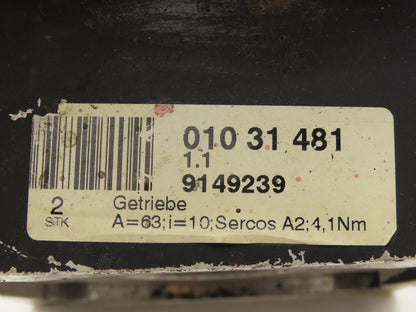 Baugruppe 01031481 Gearbox 10:1 Reducer 100x100mm Hollow Shaft