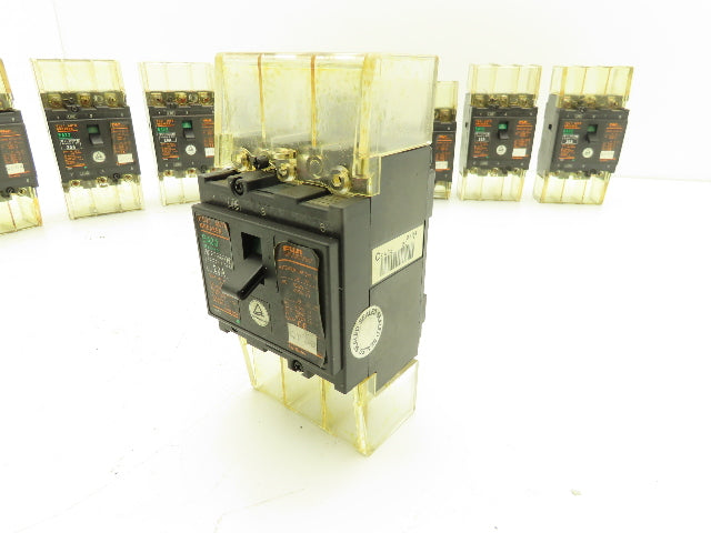 Fuji EA33 Circuit Breaker 20A 460VAC 3-Pole Lot of 9