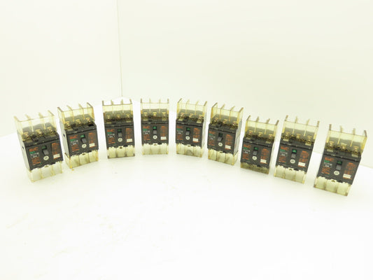Fuji EA33 Circuit Breaker 20A 460VAC 3-Pole Lot of 9