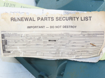 Reliance 180CM28A Gearbox Master XL Speed Reducer 36:1 Ratio 8Hp 48RPM Right