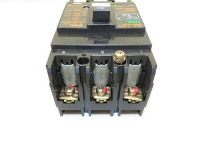 Fuji EA53B Circuit Breaker 30A 550VAC 3-Pole Lot of 5