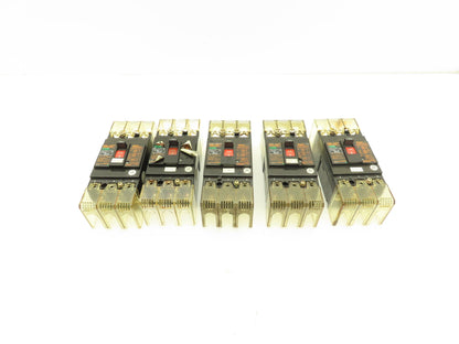 Fuji EA53B Circuit Breaker 30A 550VAC 3-Pole Lot of 5