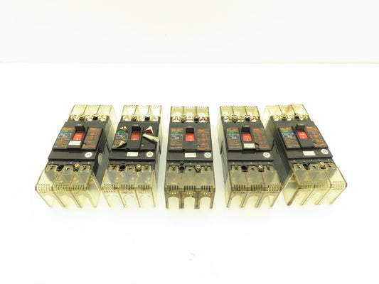 Fuji EA53B Circuit Breaker 30A 550VAC 3-Pole Lot of 5