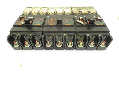 Fuji EA203B Circuit Breaker 150A 125A 550VAC 3-Pole Mixed Lot of 5