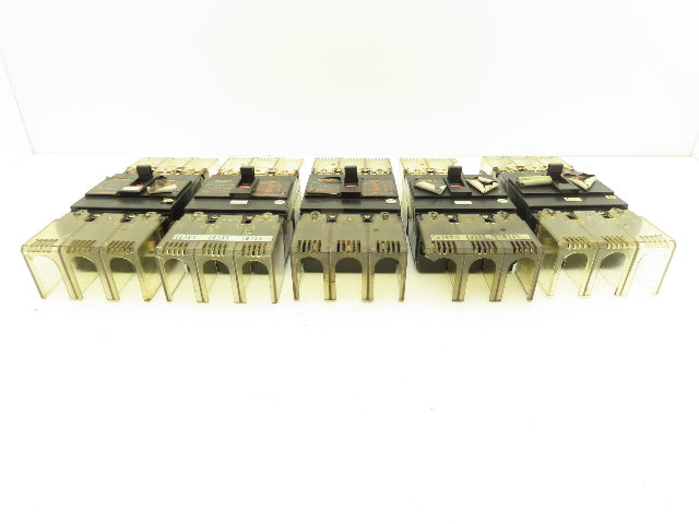 Fuji EA203B Circuit Breaker 150A 125A 550VAC 3-Pole Mixed Lot of 5