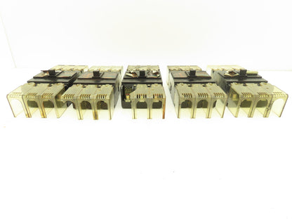 Fuji EA203B Circuit Breaker 150A 125A 550VAC 3-Pole Mixed Lot of 5