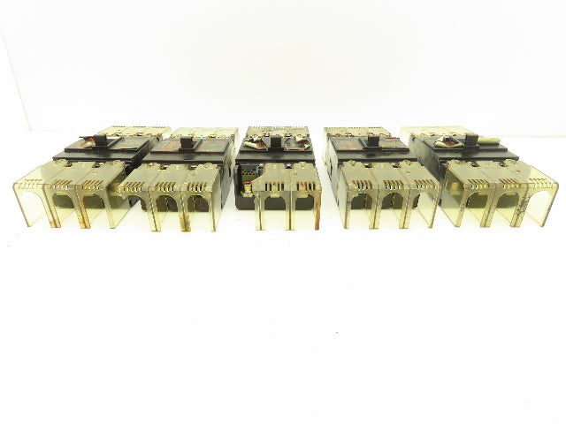Fuji EA203B Circuit Breaker 150A 125A 550VAC 3-Pole Mixed Lot of 5