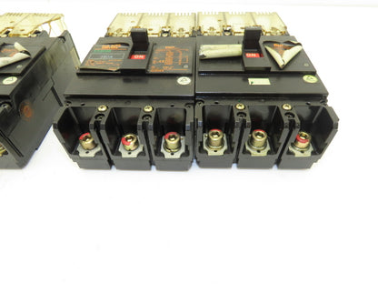 Fuji EA203B Circuit Breaker 150A 125A 550VAC 3-Pole Mixed Lot of 5