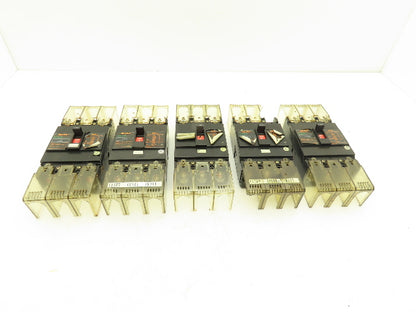 Fuji EA203B Circuit Breaker 150A 125A 550VAC 3-Pole Mixed Lot of 5