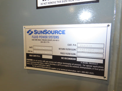 SunCoast STSTO-10 Tramp Oil Separator Coolant Filtration 2 Tank System 2000 Gal