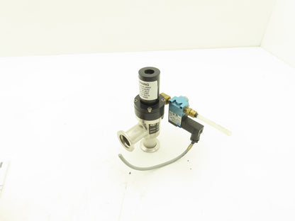 Key High Vacuum Products PSA-100-KN61907 Valve Right Angle Air Solenoid 24VDC