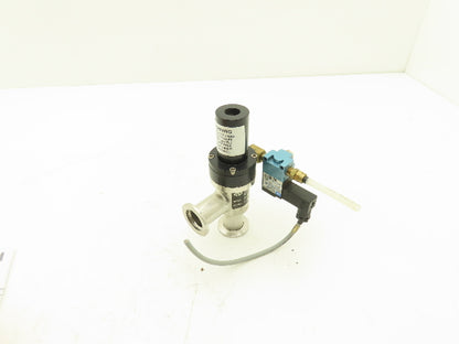 Key High Vacuum Products PSA-100-KN61907 Valve Right Angle Air Solenoid 24VDC