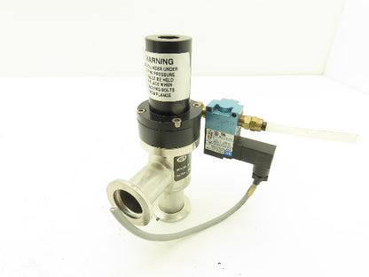 Key High Vacuum Products PSA-100-KN61907 Valve Right Angle Air Solenoid 24VDC