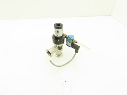 Key High Vacuum Products PSA-100-KN61907 Valve Right Angle Air Solenoid 24VDC
