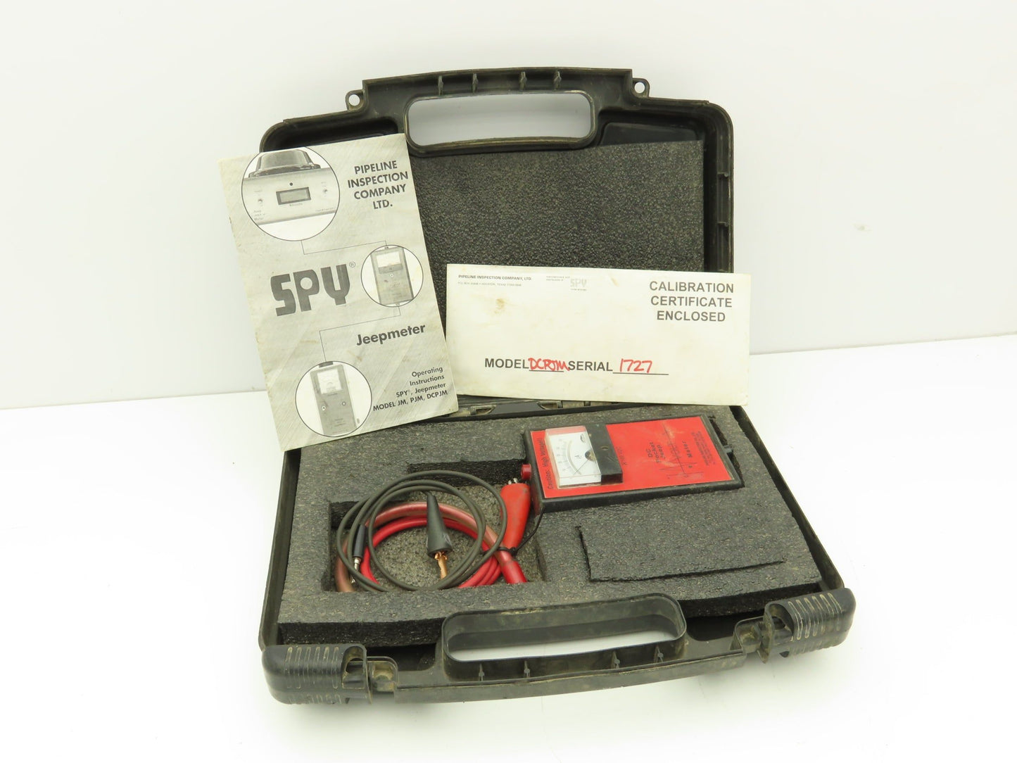 Spy Pipeline Inspection Company DC Pocket Jeepmeter X100 VDC Volt Meter