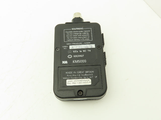 Kane May KM5007 I.S. Digital Test Guage 8 Bar Max k PA Bar & PSI