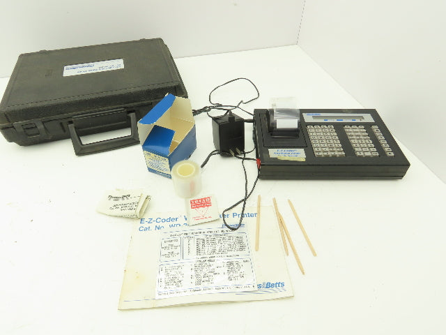 Thomas & Betts WD-25P E-Z-Coder Wire Marker Printer Tested & Working