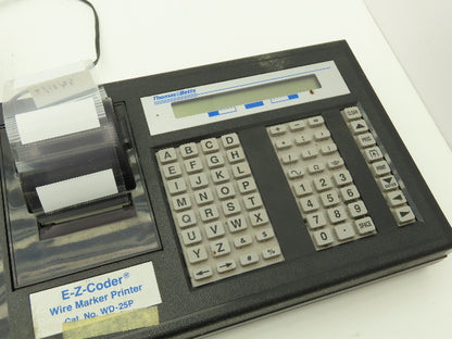 Thomas & Betts WD-25P E-Z-Coder Wire Marker Printer Tested & Working