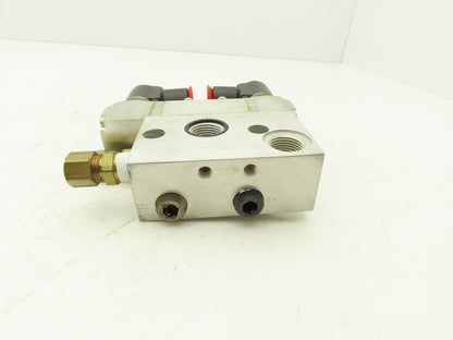 Versa KGG-4232 Pneumatic Air Solenoid Valve Manifold Assembly 24VDC 35-175 psi