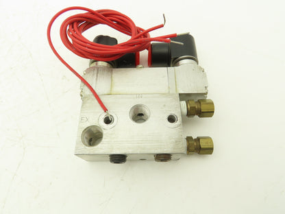 Versa KGG-4232 Pneumatic Air Solenoid Valve Manifold Assembly 24VDC 35-175 psi