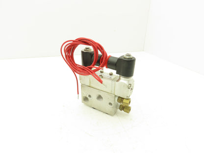 Versa KGG-4232 Pneumatic Air Solenoid Valve Manifold Assembly 24VDC 35-175 psi