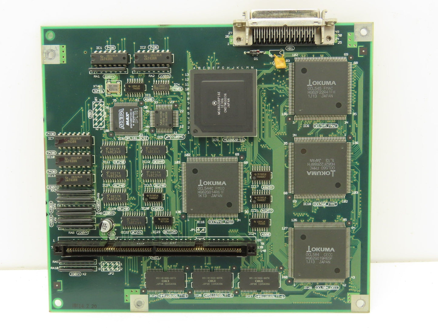 Okuma E4809-045-235-A OPUS7000 Ether Board SCSI Card PCB
