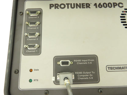 Techmation 1600PC Protuner Data Acquisition Module 1-4 Channels 1 Comm Cable