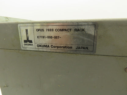 Okuma E1971-090-007 OPUS7000 Compact Rack Chassis